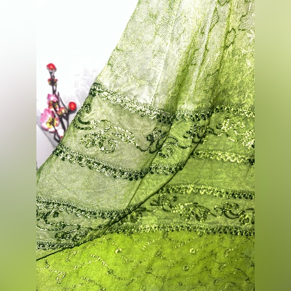 Dark Green Boutique Dress - Picture 12 of 15